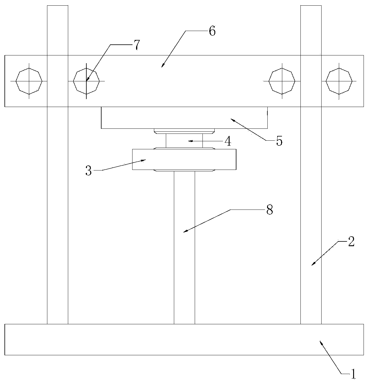 Combined structural test loading device