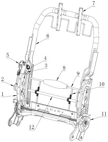 A kind of car seat and the car using the seat