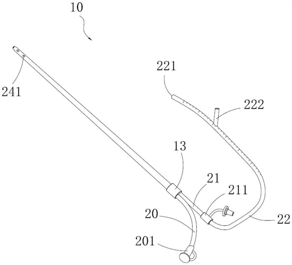 Disposable double-cavity ureteral catheter