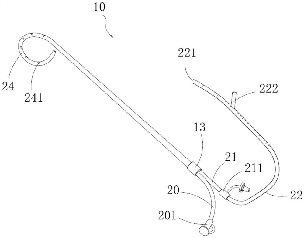 Disposable double-cavity ureteral catheter