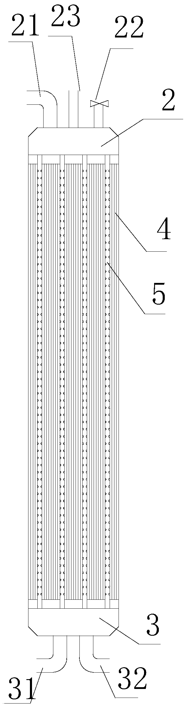 Novel cylindrical external compression ultrafilter membrane assembly