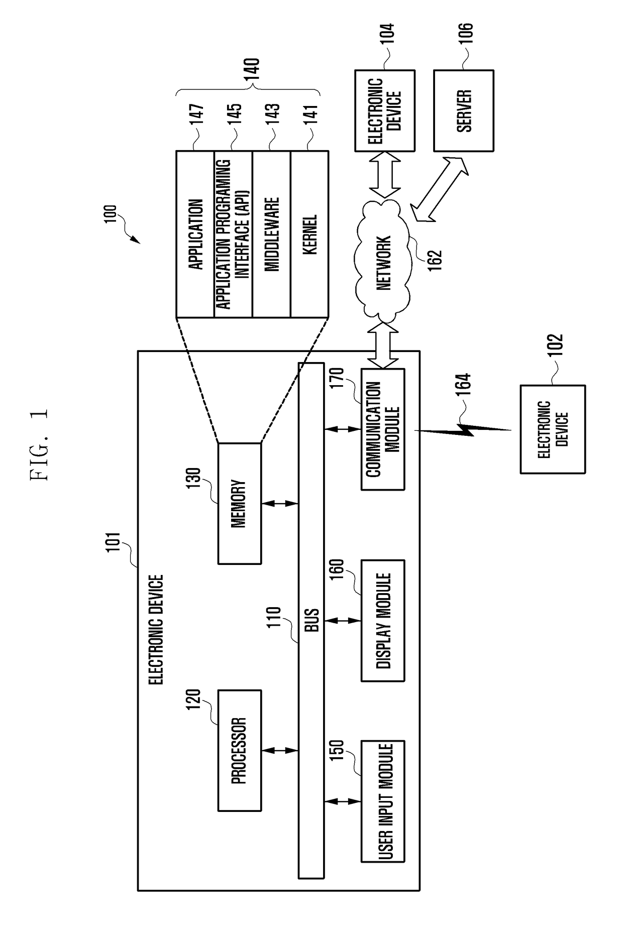 Electronic device and method of recognizing touches in the electronic device