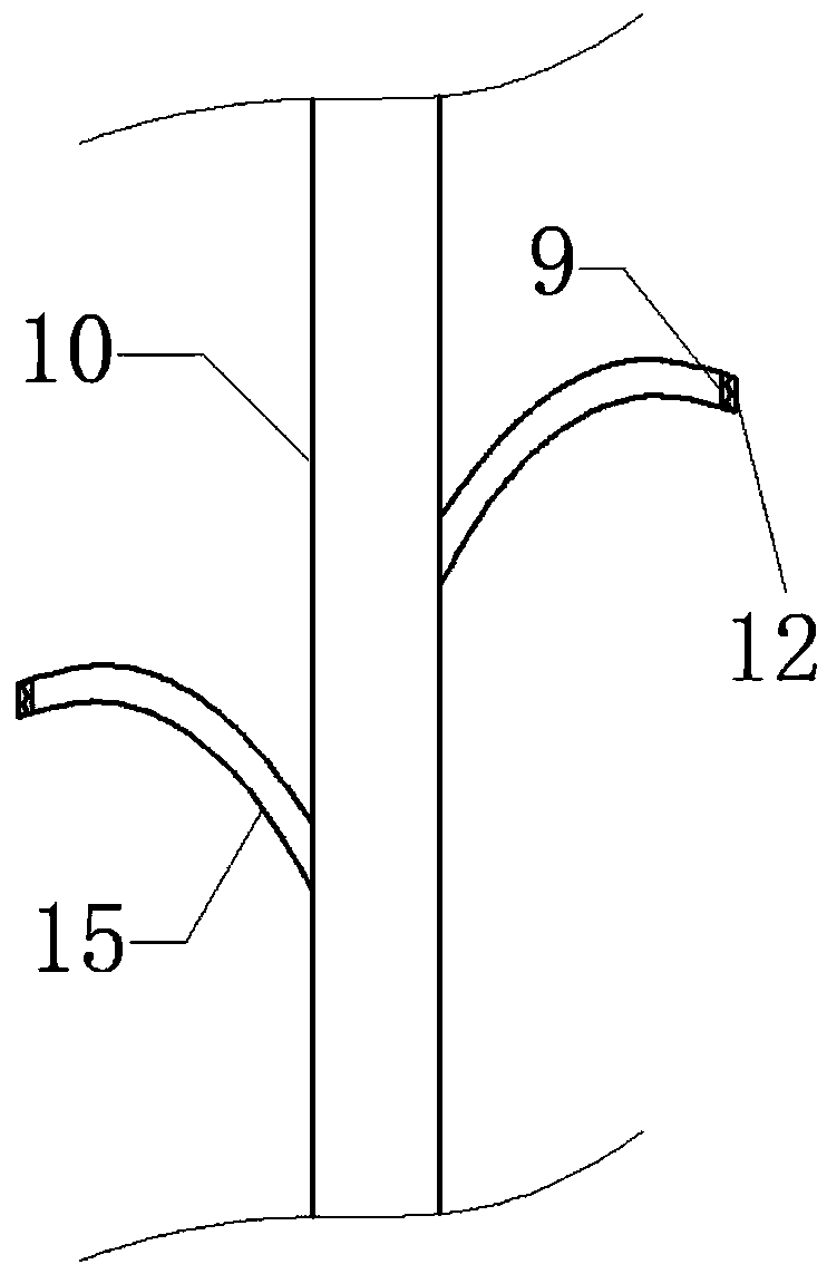 Natural wind-driven bird repellent device for electric power device