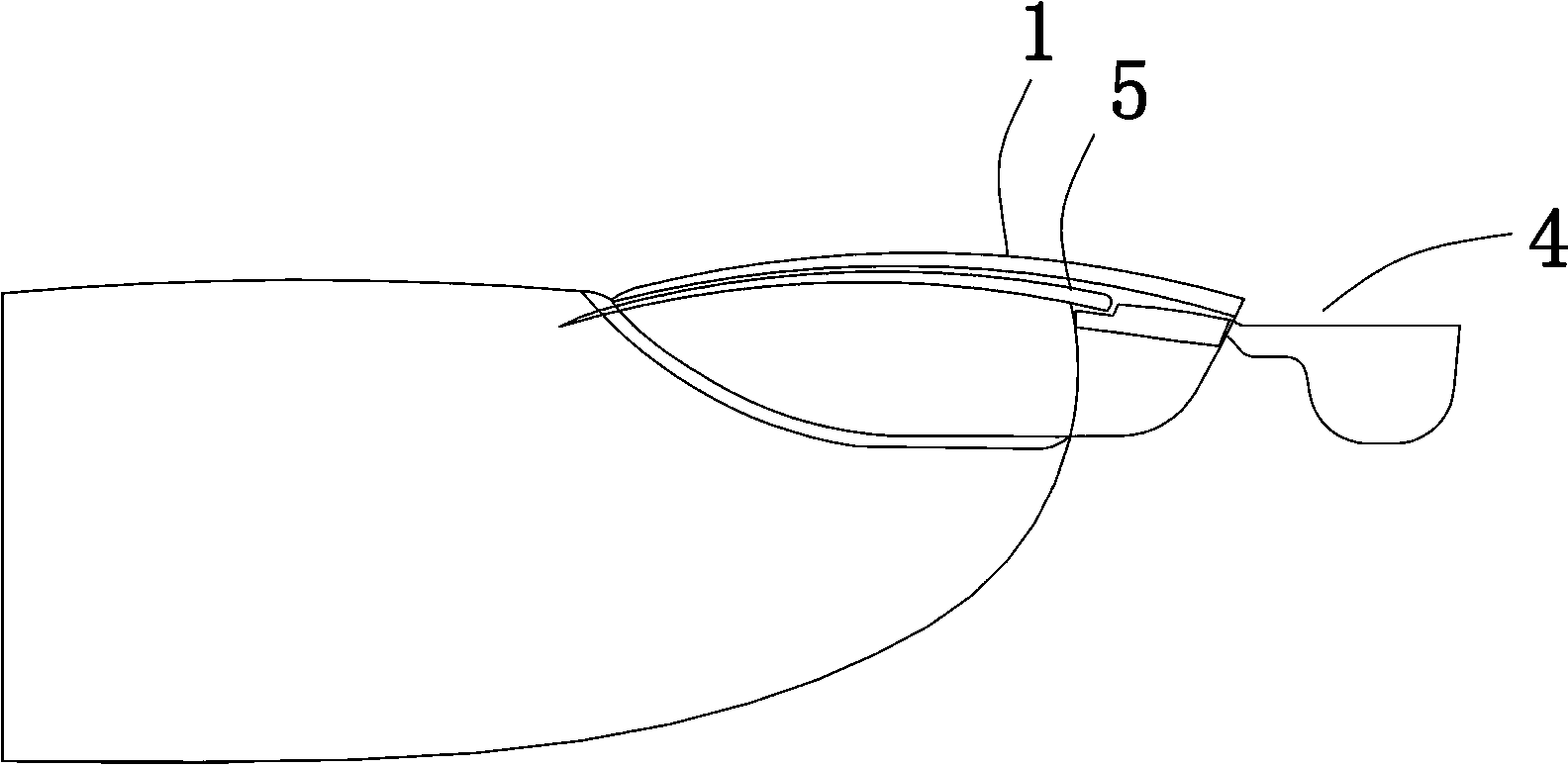 Artificial fingernail structure capable of firmly bonding and conveniently removing fingernail