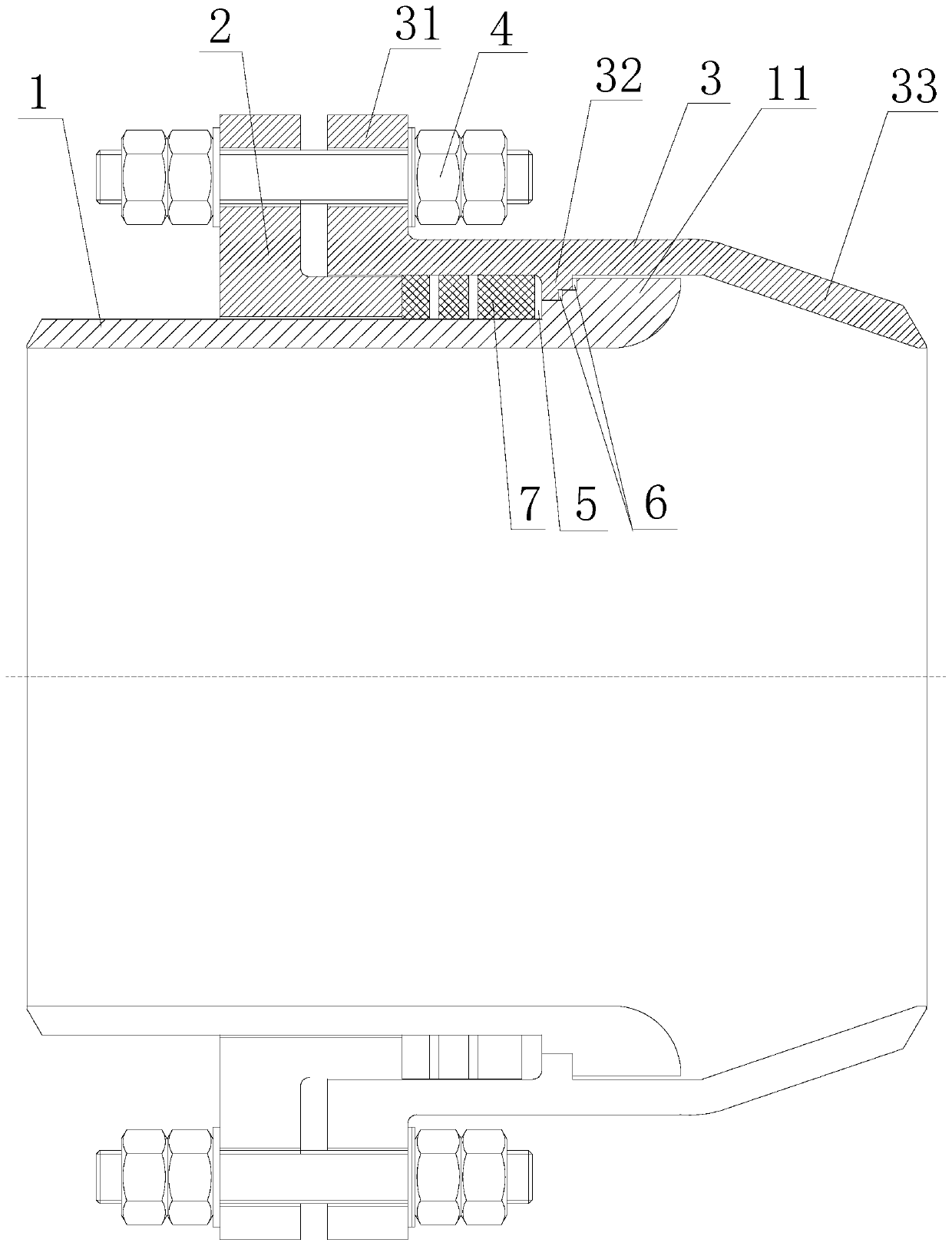 Combined multi-channel end face sealing rotary compensator