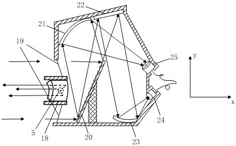 Self-adaption reflection-type infrared laser industrial dangerous leaking gas monitoring device