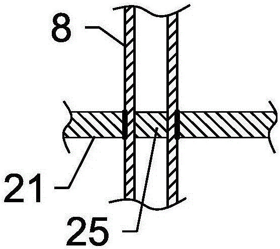 One-step continuous sewage acid mixing device