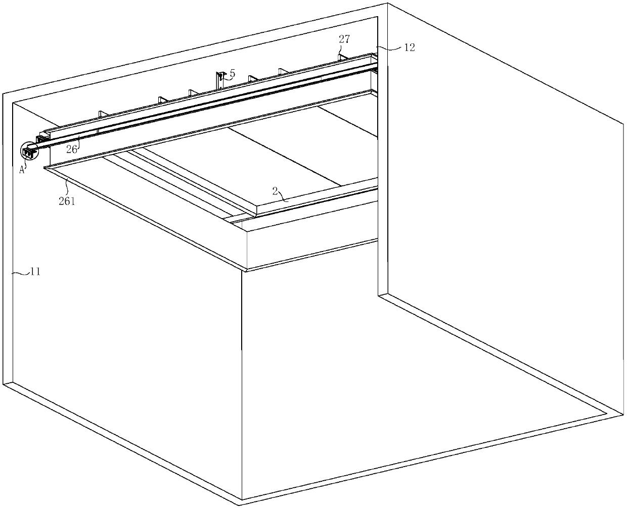 Double-layer non-coplanar suspended ceiling and mounting method