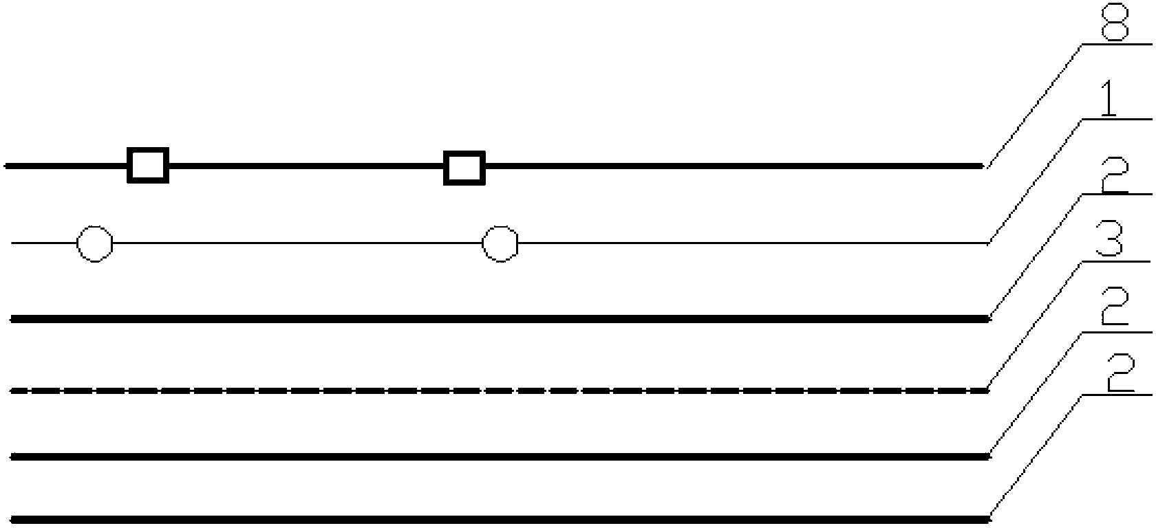 Bamboo-based interior lining board of railway boxcar and manufacturing method of interior lining board