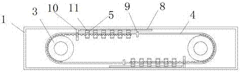 Curtain drawing and release mechanism