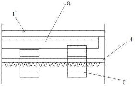 Curtain drawing and release mechanism