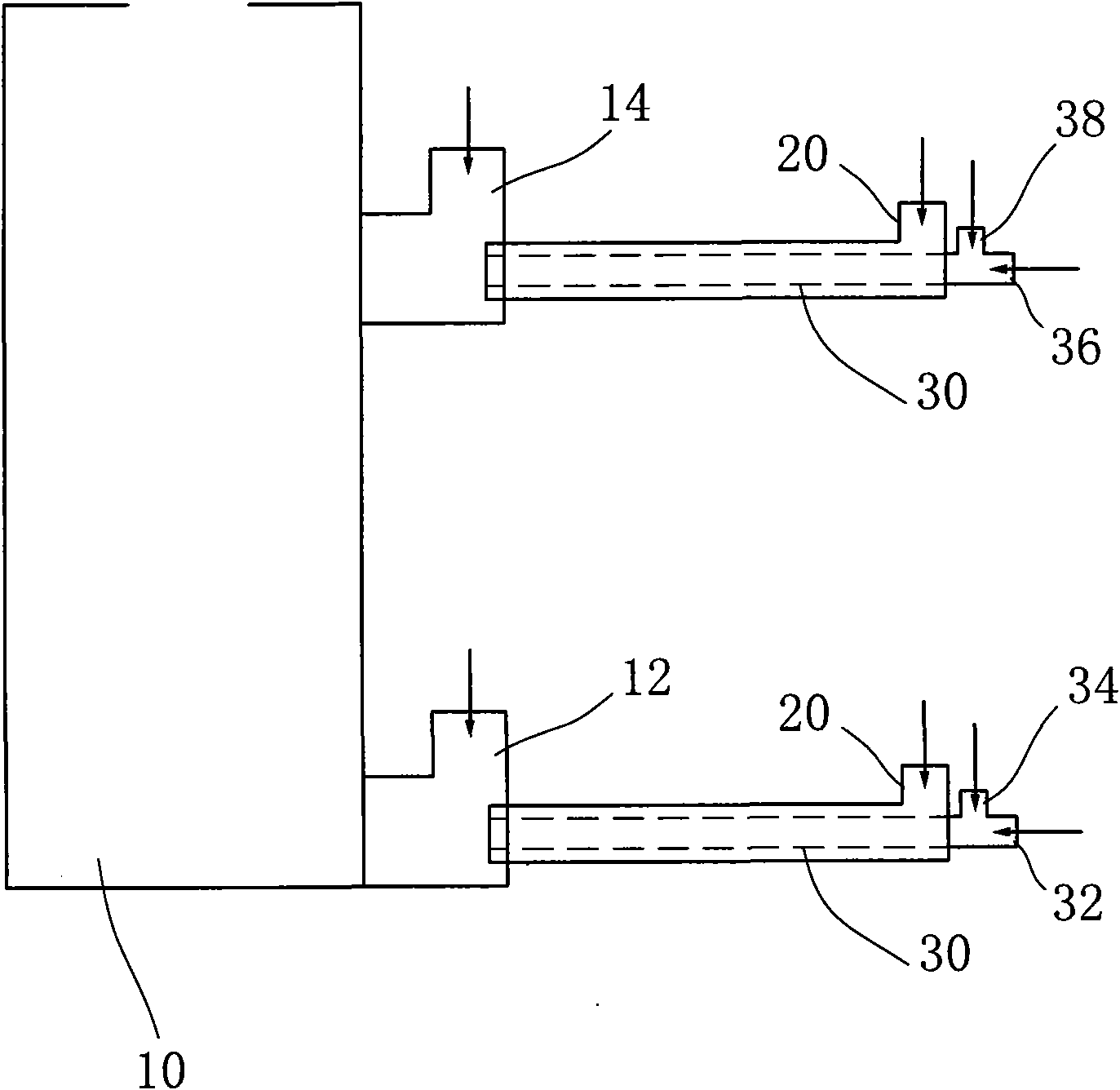 Circulating fluidized bed boiler