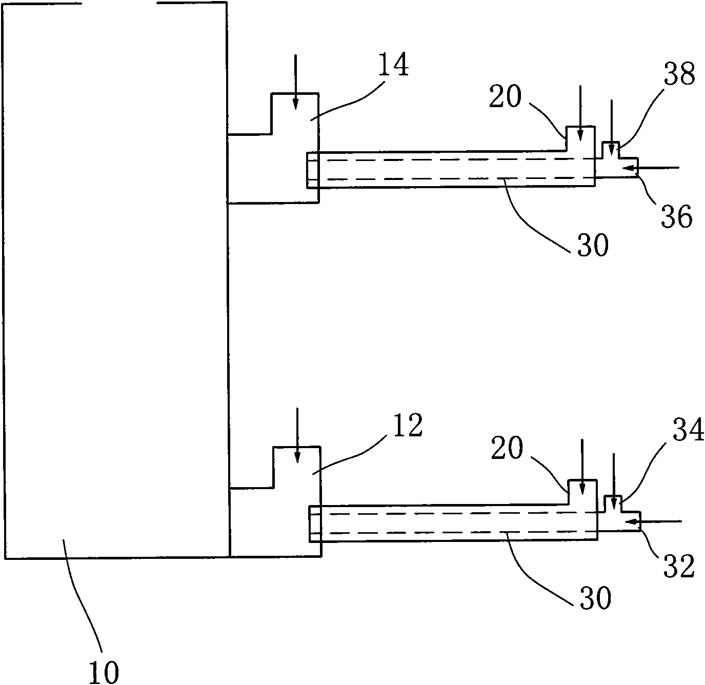 Circulating fluidized bed boiler