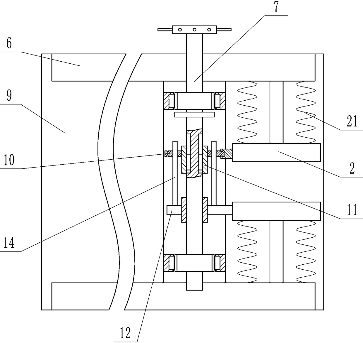 Auxiliary head fixing device for bronchial cannula