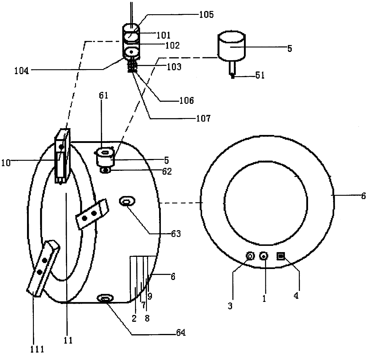 Intelligent workpiece chuck device for manual chuck type numerical control lathe