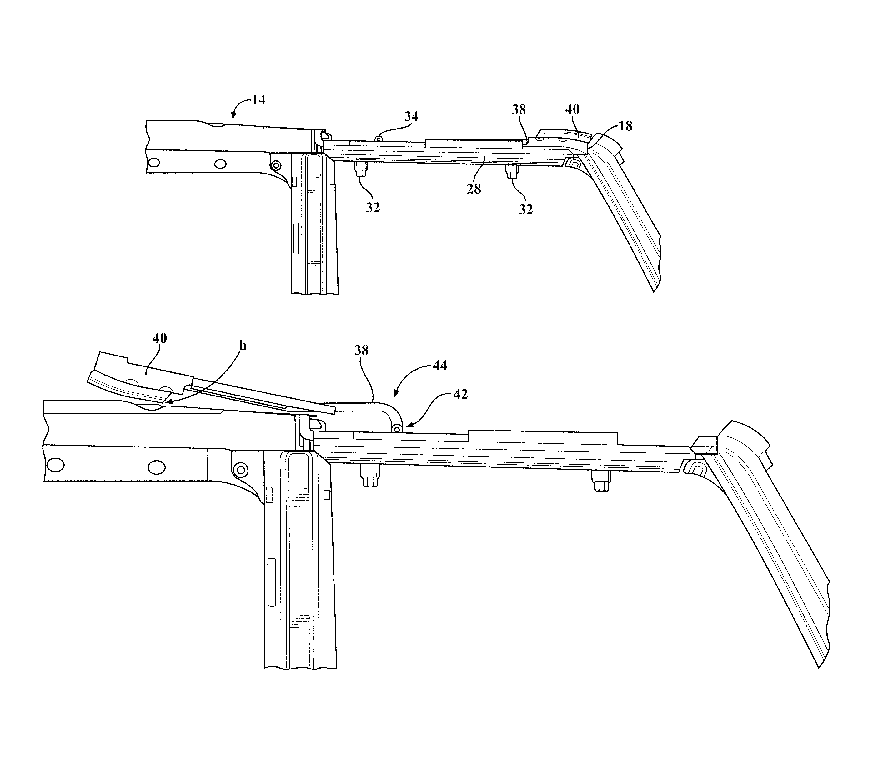 Soft front cockpit cover