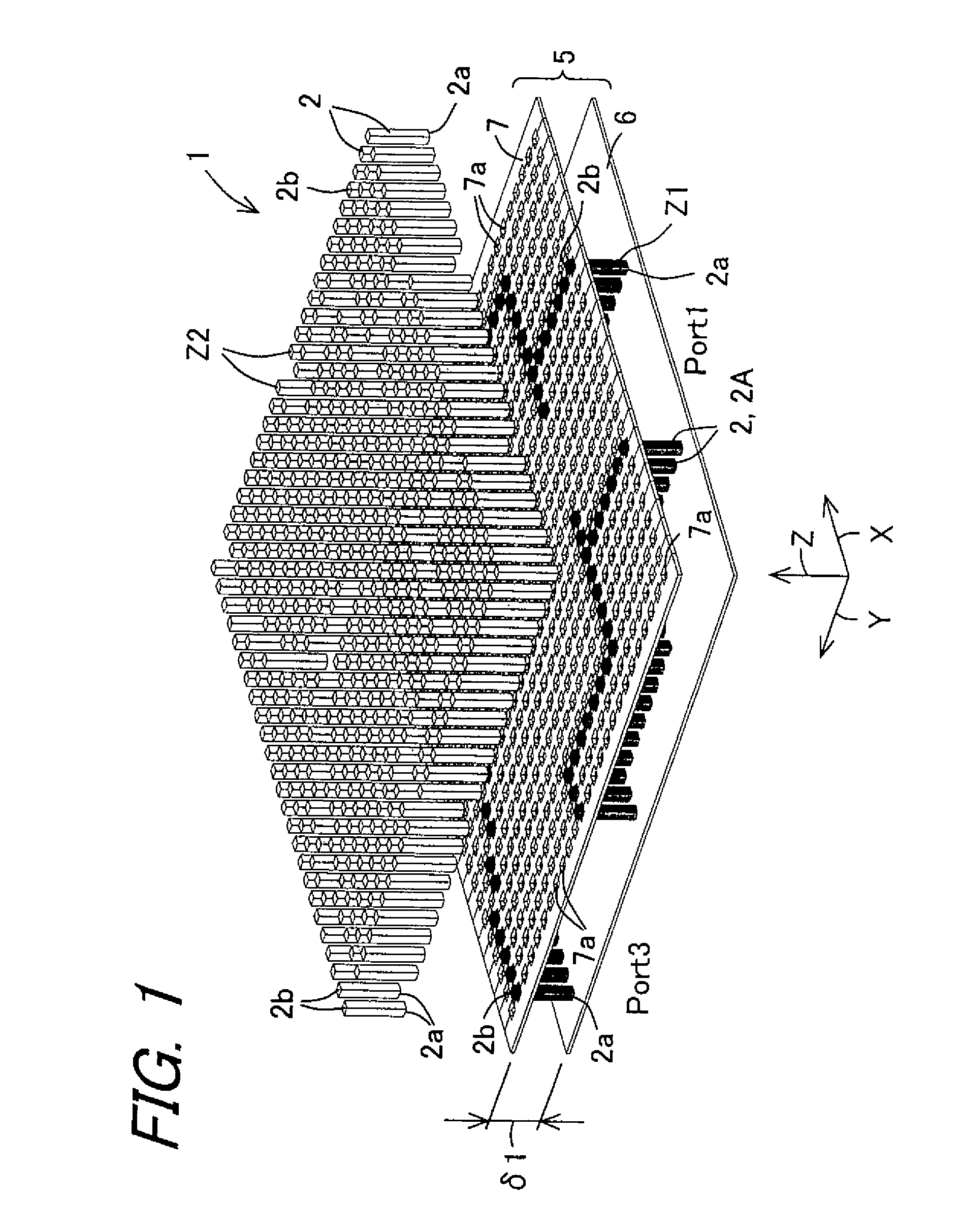 Waveguide forming apparatus, dielectric waveguide forming apparatus, pin structure, and high frequency circuit