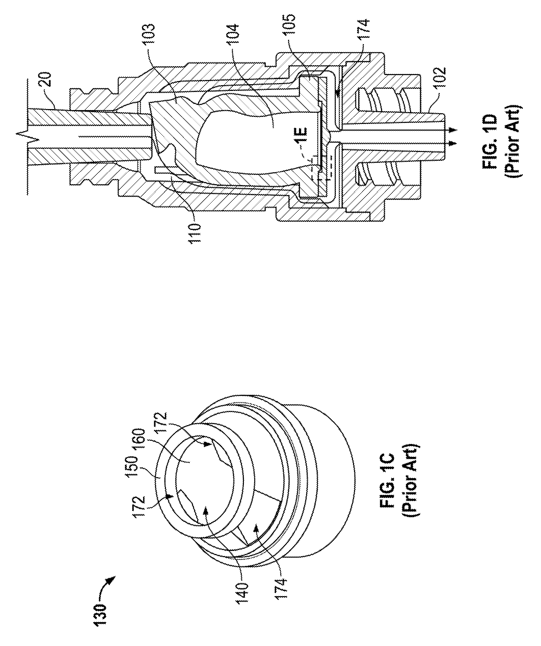 Needleless connector with support member