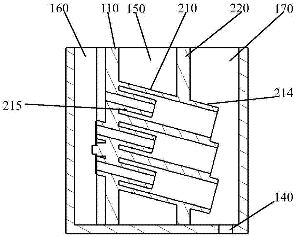 Oil and gas separator, engine and vehicle