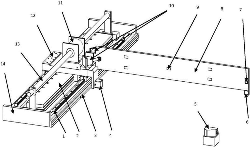 Composite driving system integrated by shearing type controllable damping and linear motor