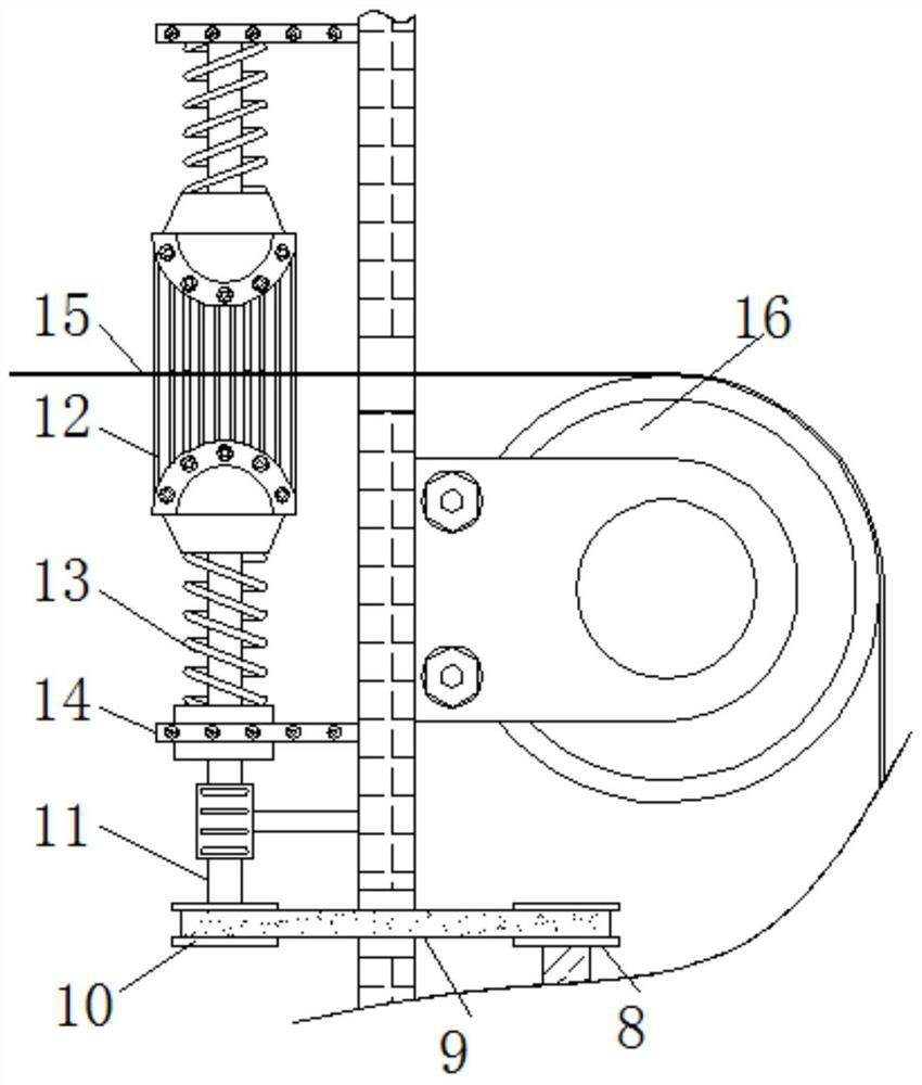 Fabric printing and dyeing device capable of effectively preventing printing quality from being influenced by printing ink precipitation