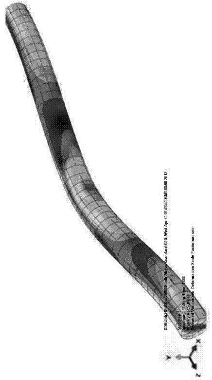 Modeling calculation and analysis method of stress field of composite submerged cable