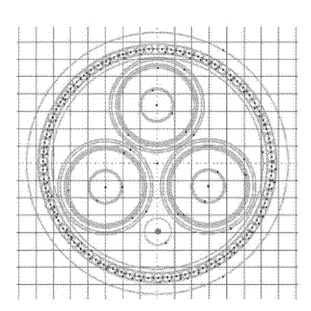 Modeling calculation and analysis method of stress field of composite submerged cable