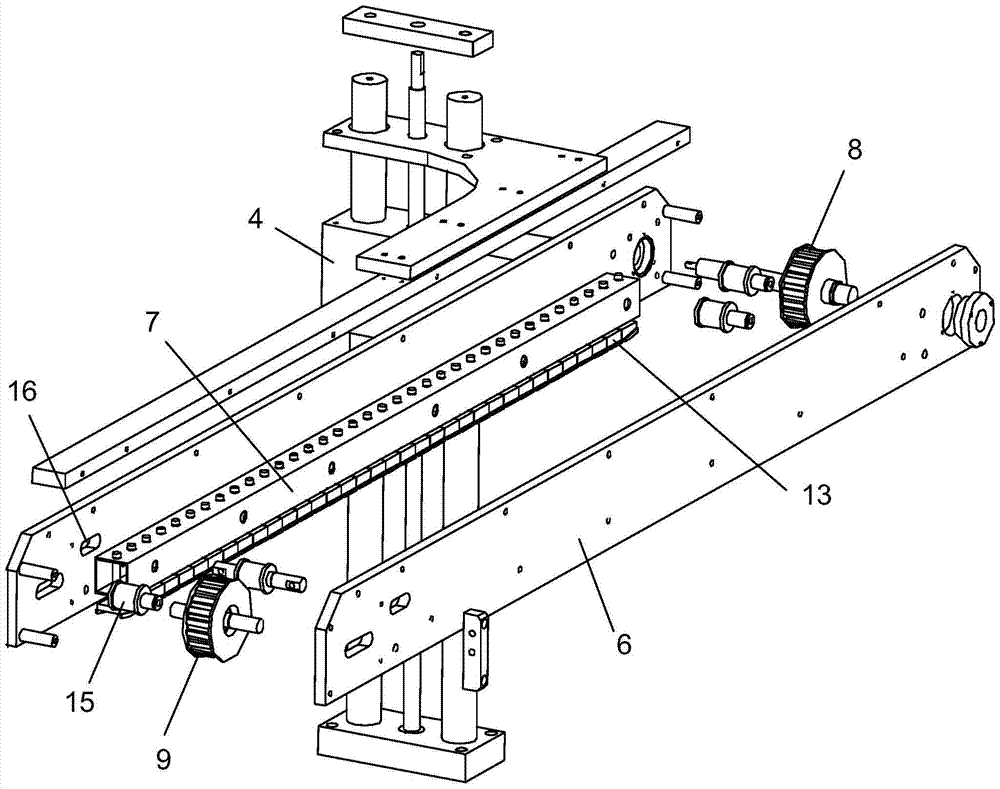 A labeling machine pressing device