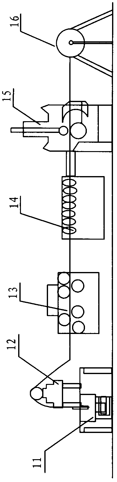 Non-vacuum continuous production equipment and process of copper chromium zirconium alloy