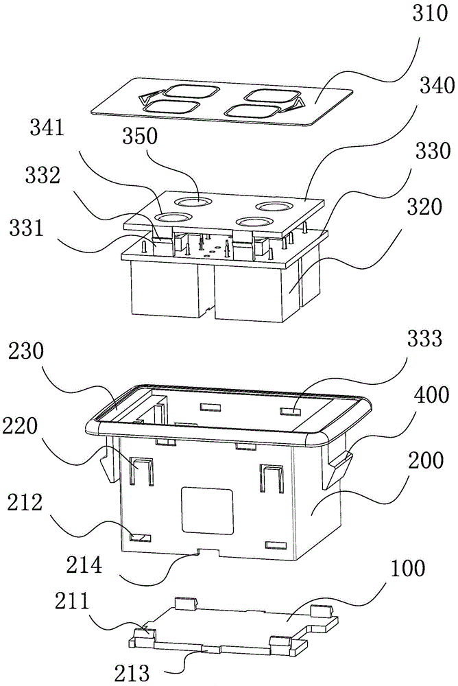 A snap-on relay