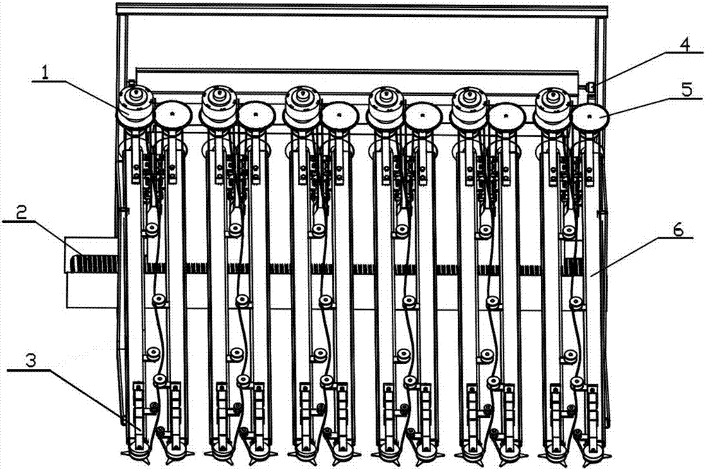 Profiling seedling cutting and flexible speed reduction type conveying device for garlic harvester