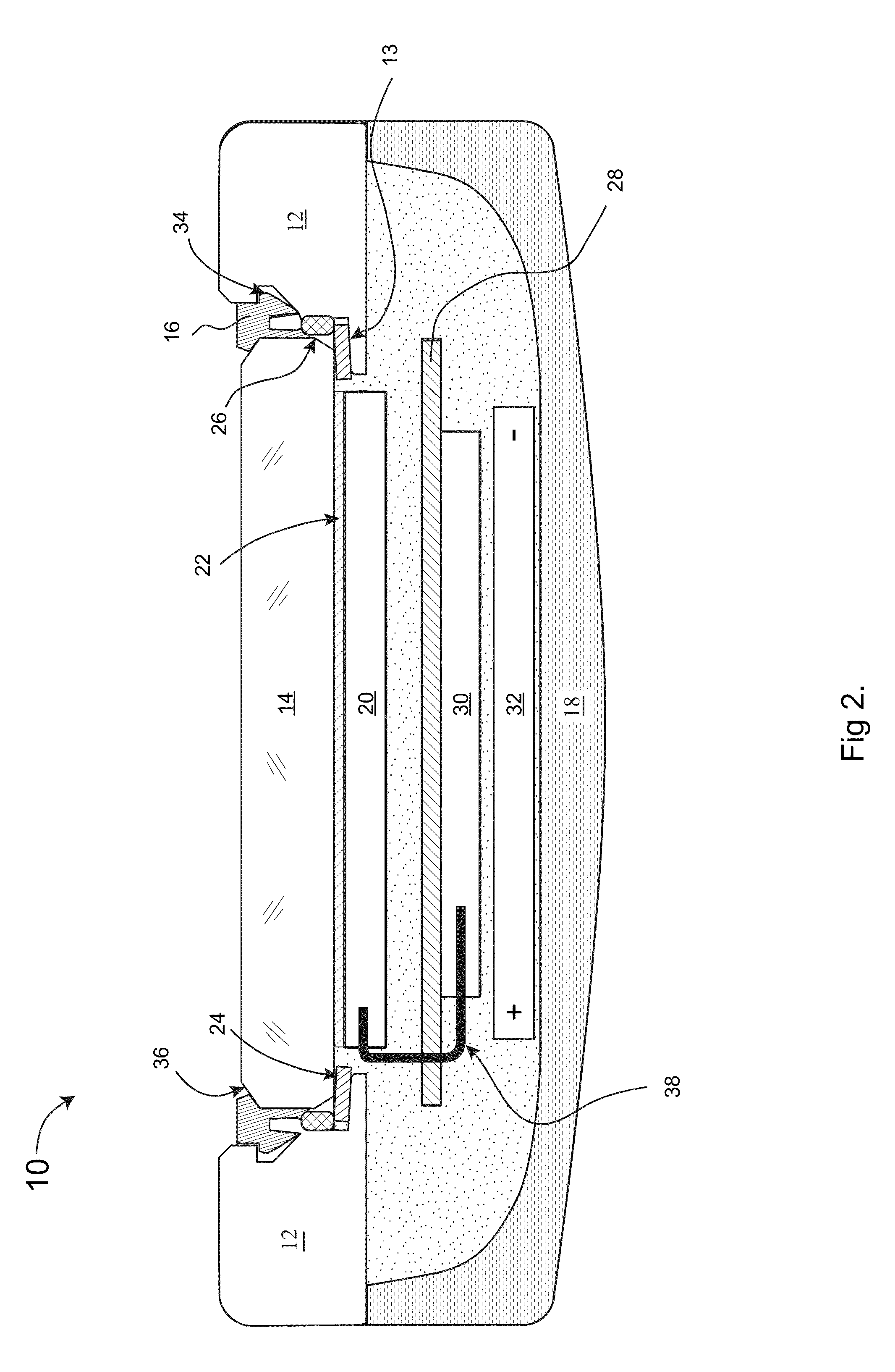 Electronic display suitable for submersion