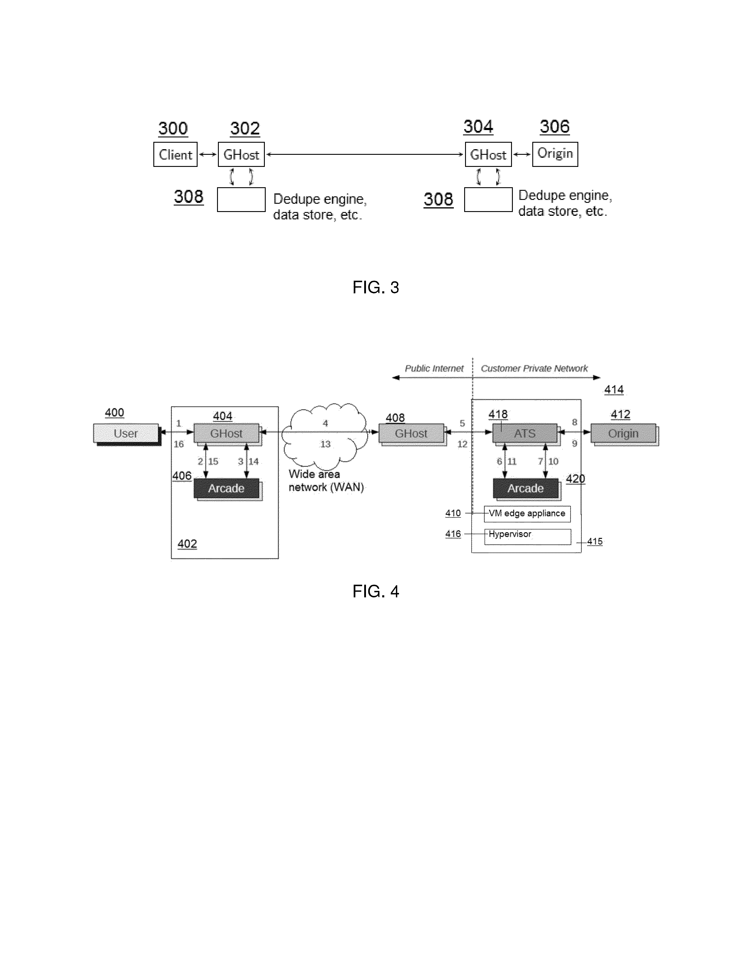 Host/path-based data differencing in an overlay network using a compression and differencing engine