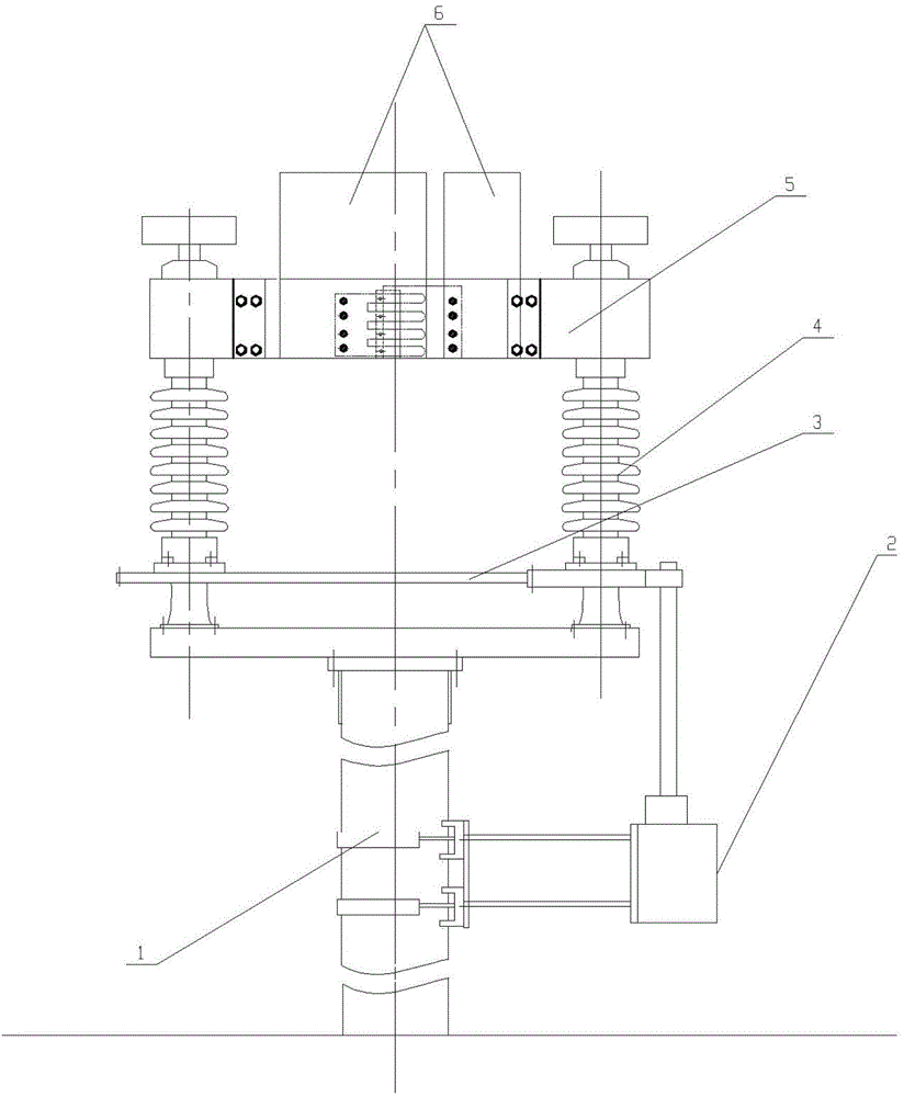 High-voltage isolation switch for icebreaking through optical energy