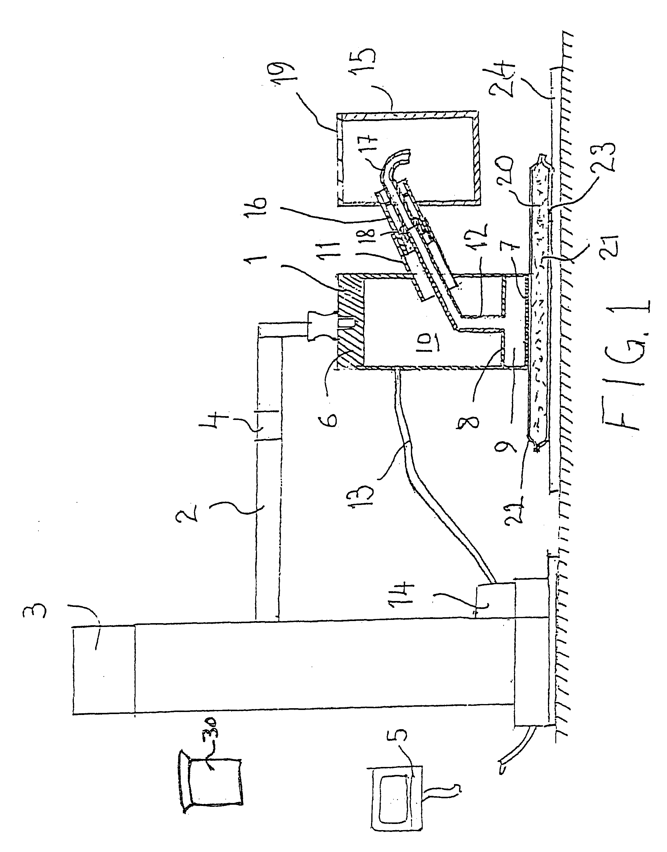 Method and a device for determining the liquid retention of absorbent articles