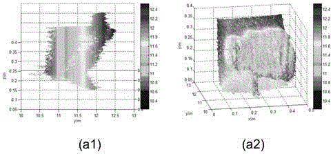 Laser detection system for three-dimensional imaging of moving object and imaging method