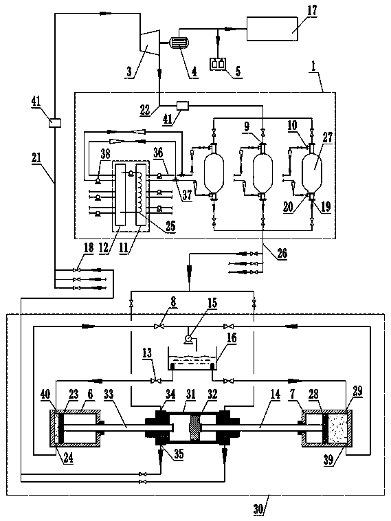 Piston hydrogen energy work done system