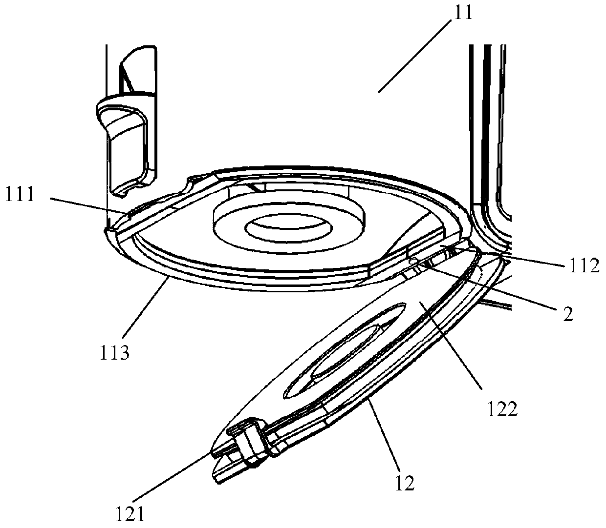 Handheld dust collector and dust collection cup state detection method