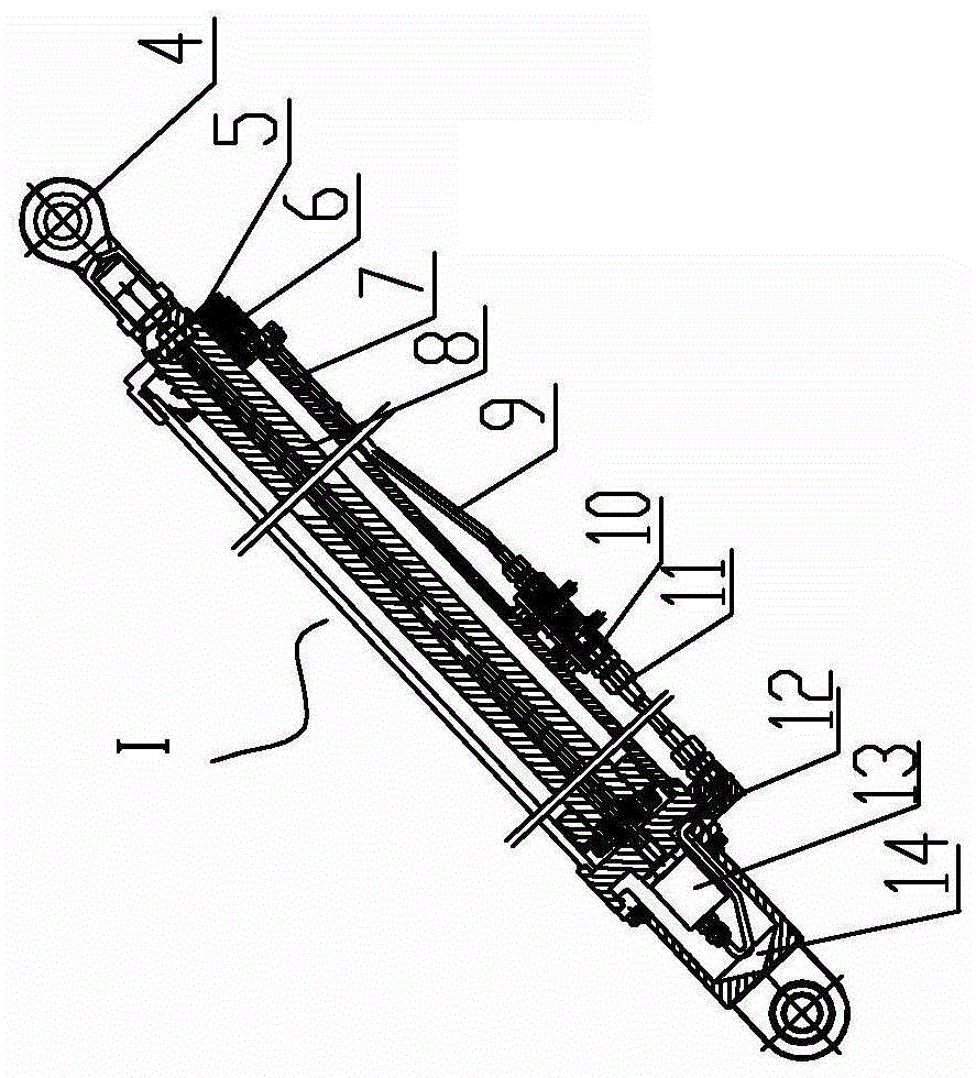 Hydraulic actuator and its method for implementing position control and position feedback