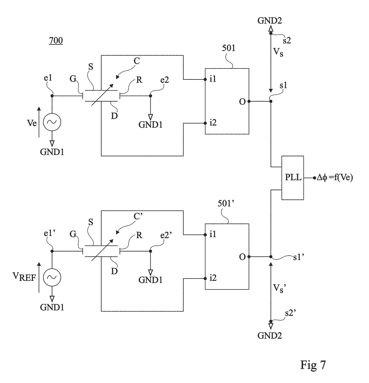 Galvanic isolation coupling device