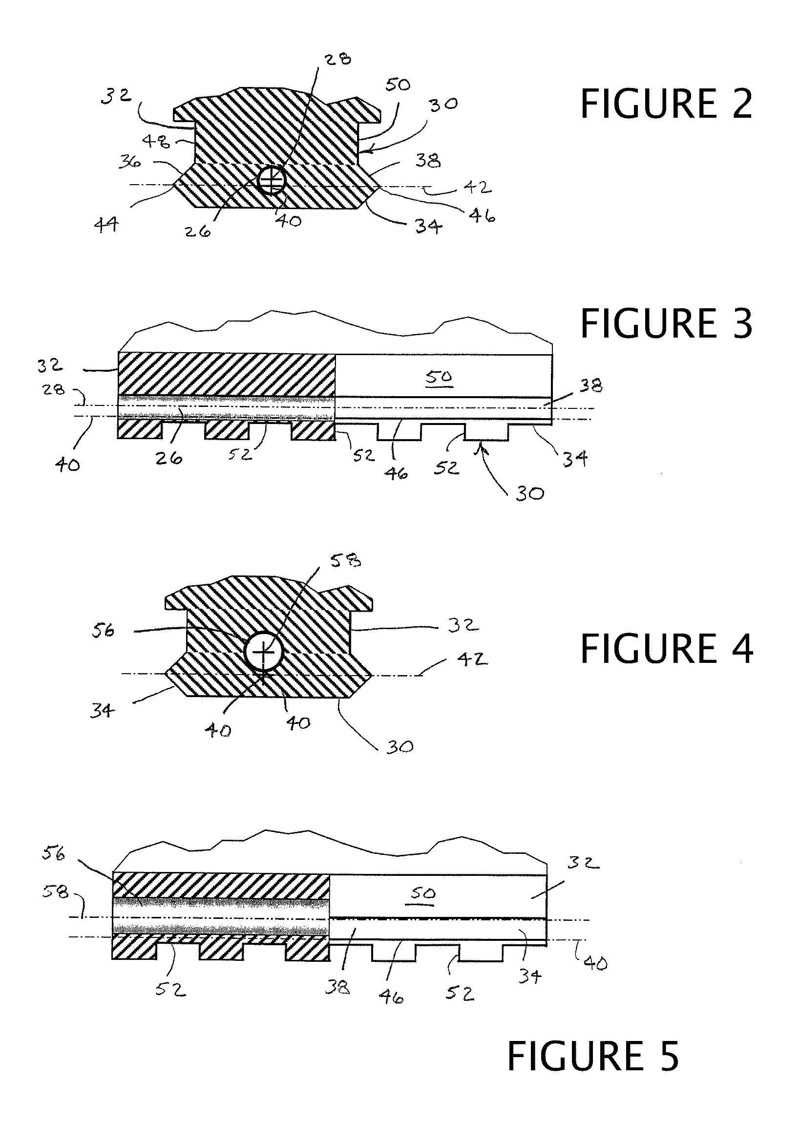 Firearm mount with embedded sight