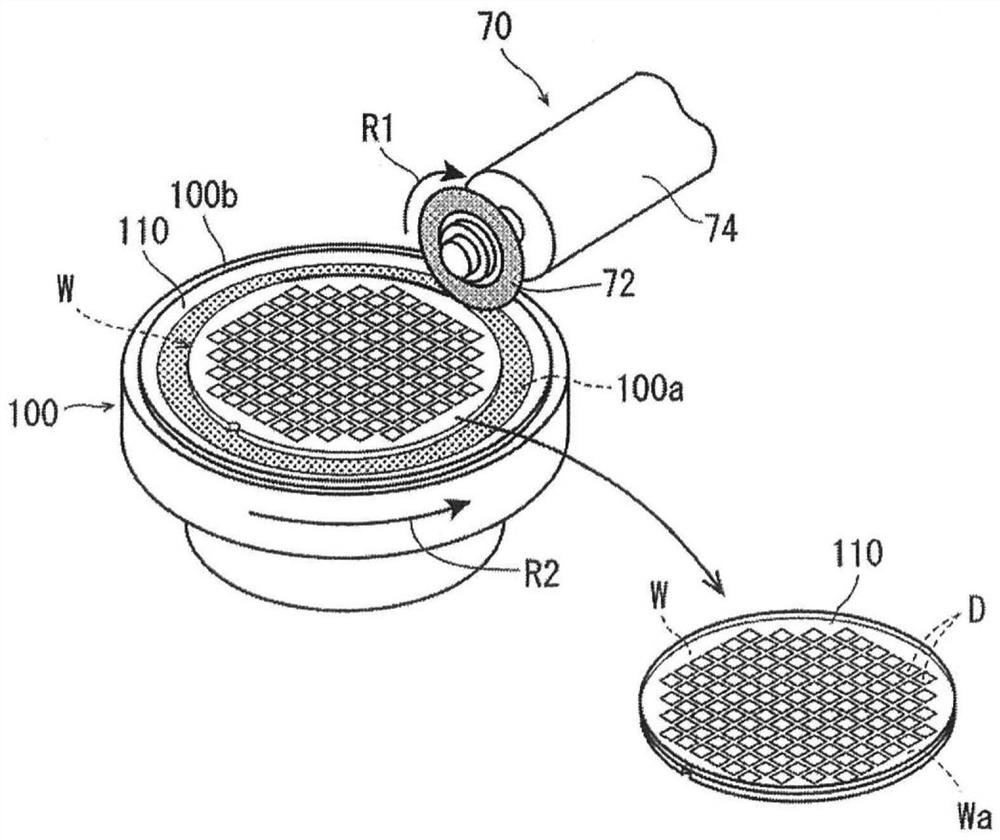 Processing method for wafer