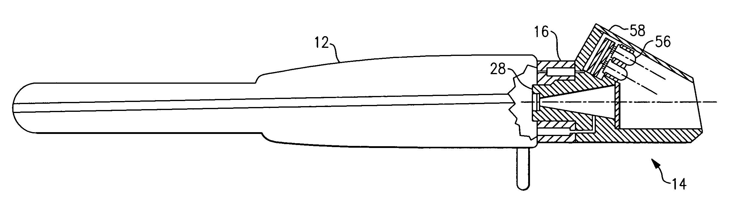 Optical symbol scanner and illuminator with powered socket