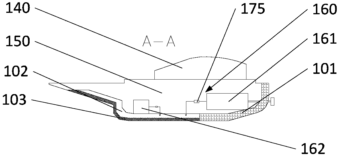 Triple-hulled vessel