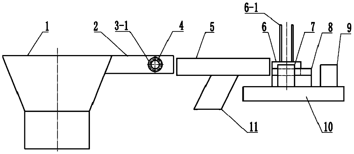 Automatic feeding device and control method for buzzer dispensing