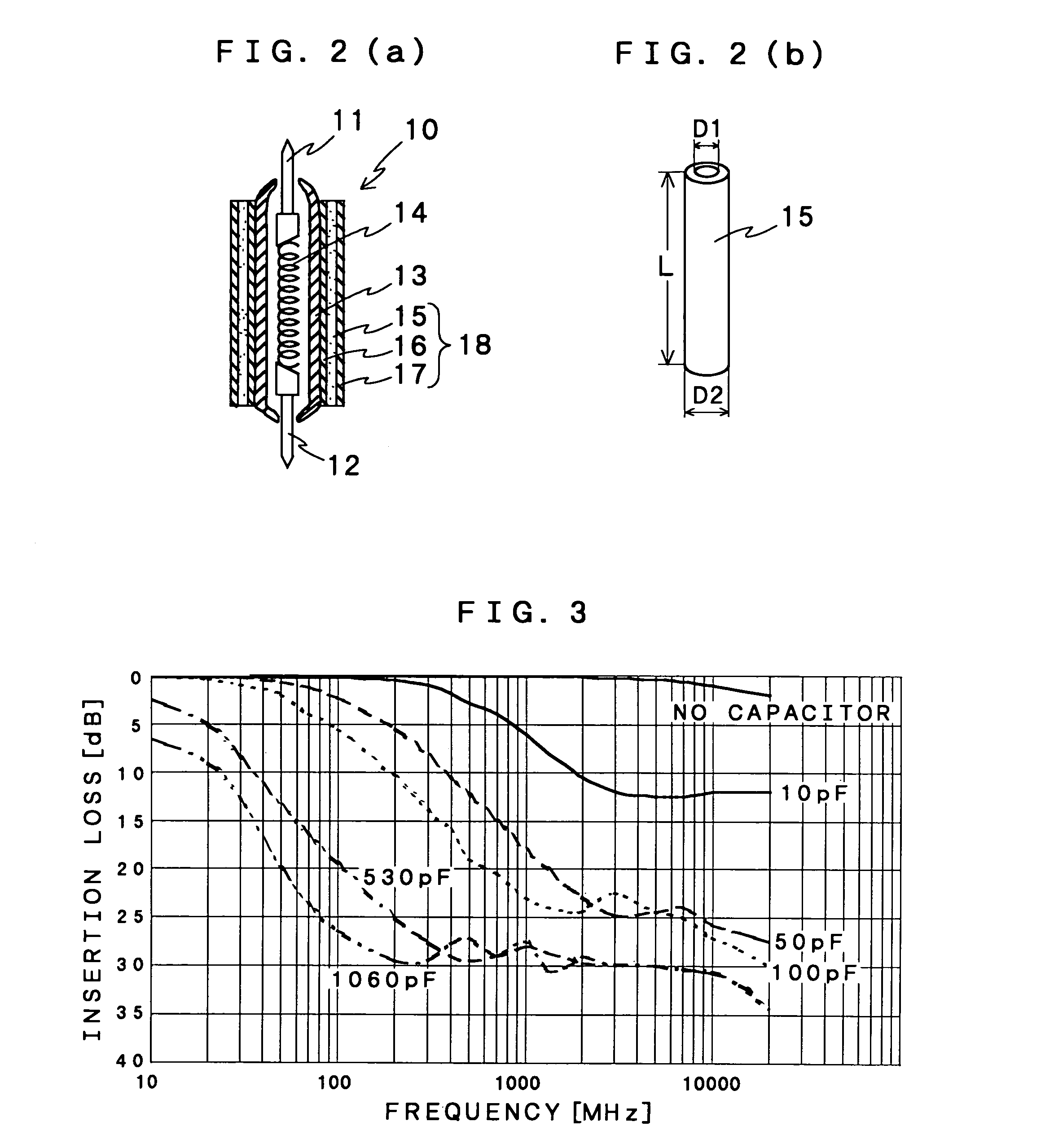 Capacity load type probe, and test jig using the same