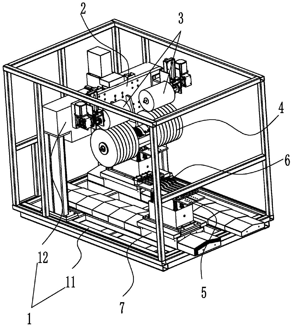 Automatic hardware polishing machine and using method thereof