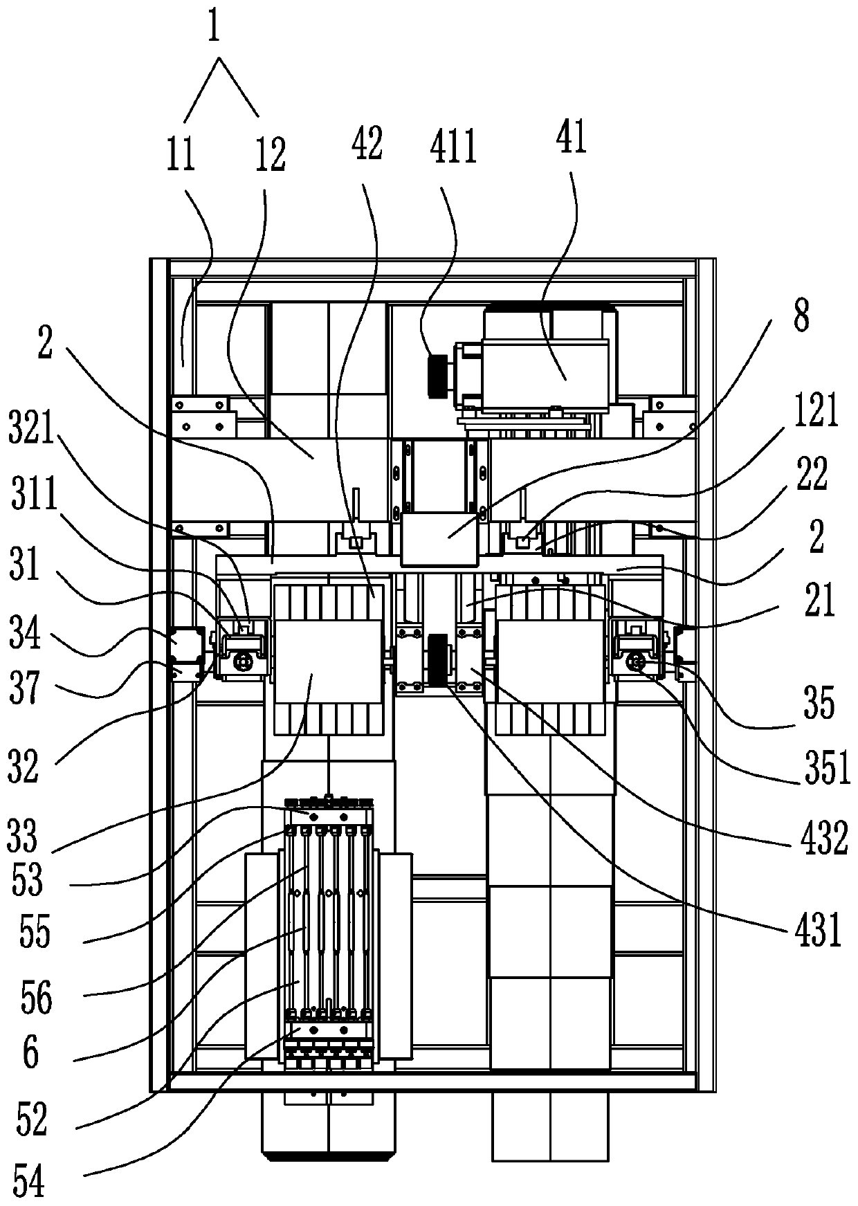 Automatic hardware polishing machine and using method thereof