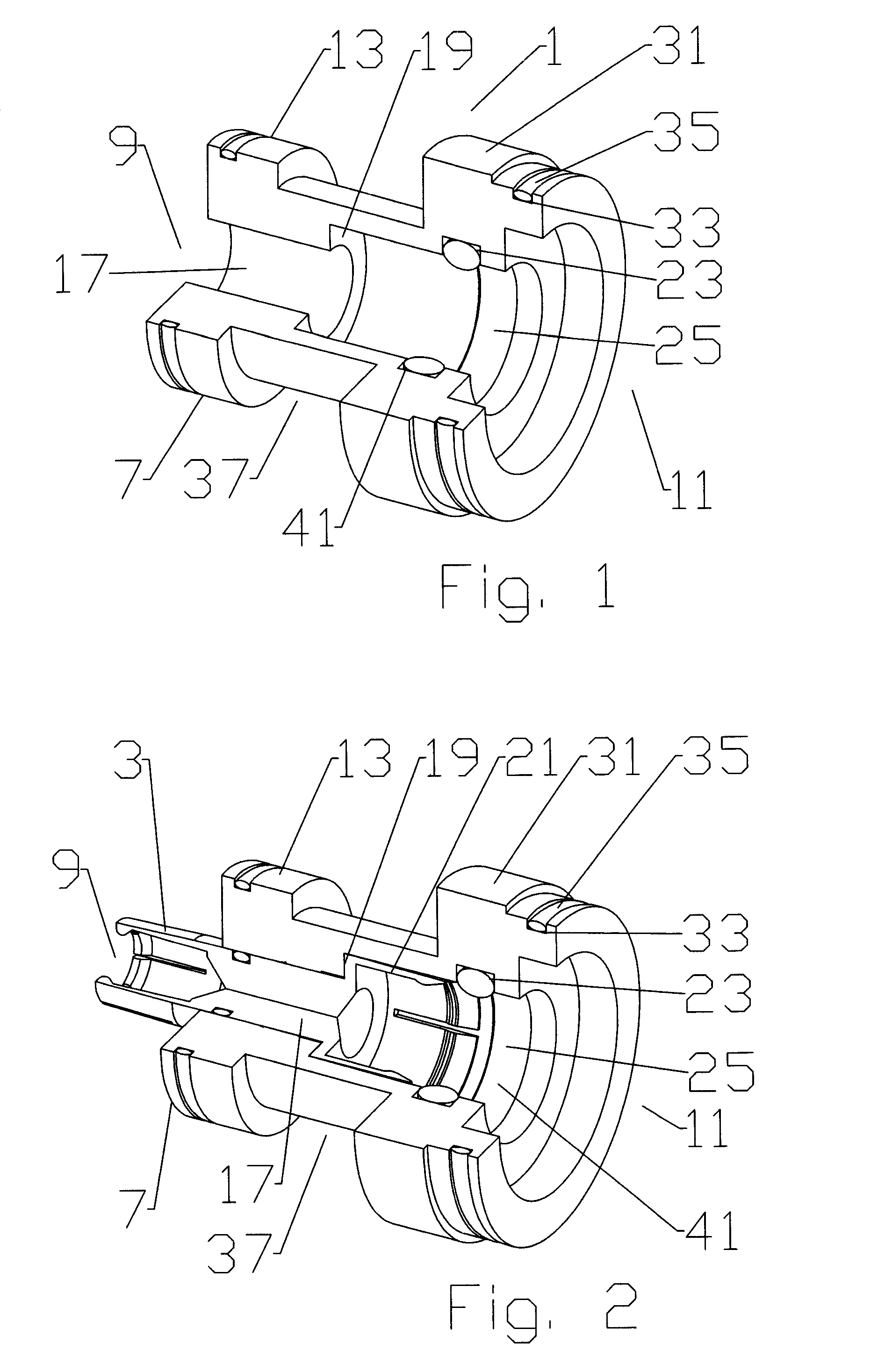 Inner conductor sealing insulator for coaxial connector