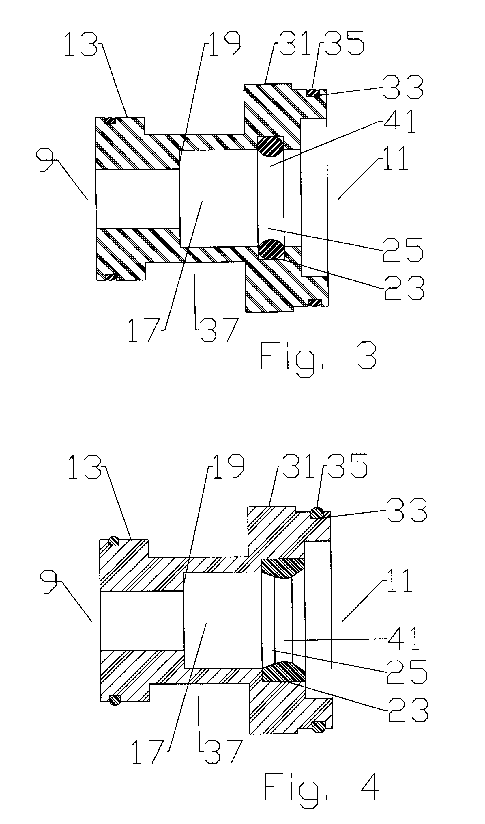 Inner conductor sealing insulator for coaxial connector